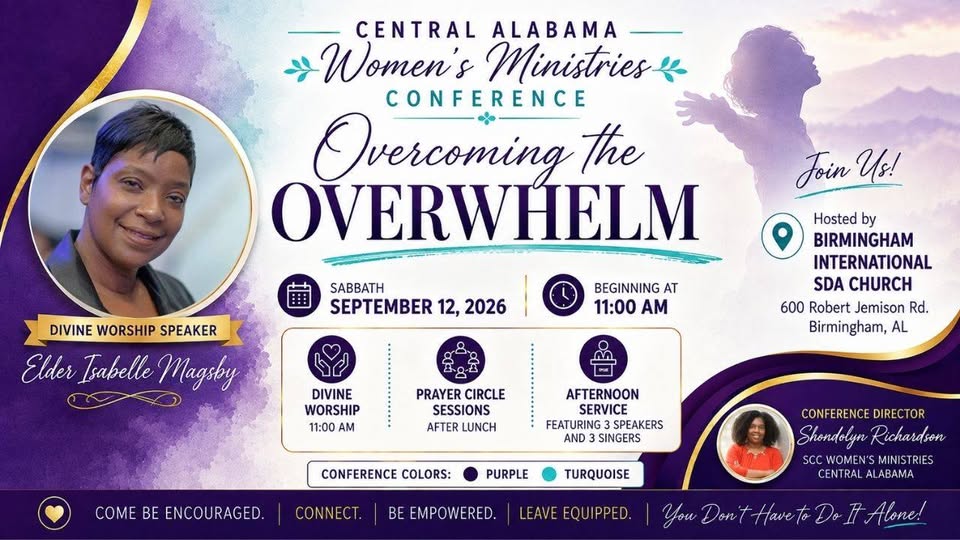 image of the upcoming Overcoming the Overwhelm Women't Ministries Conference